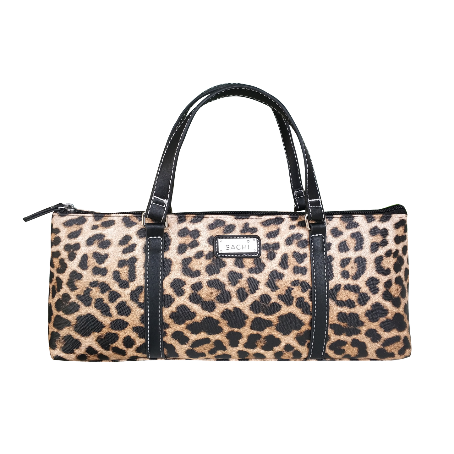 Sachi Insulated Wine Purse - Leopard