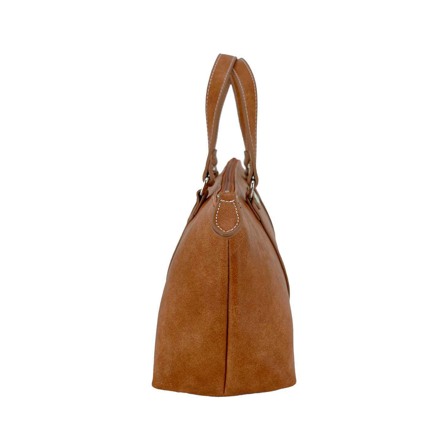 Sachi Insulated Wine Purse - Brown Faux Leather