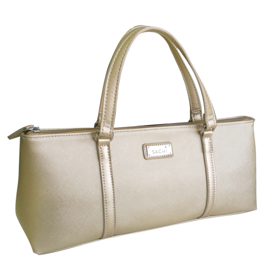 Sachi Insulated Wine Purse - Champagne Gold