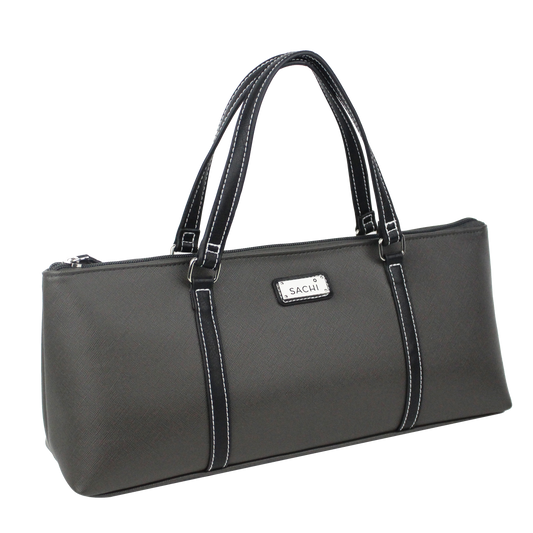 Sachi Insulated Wine Purse - Charcoal